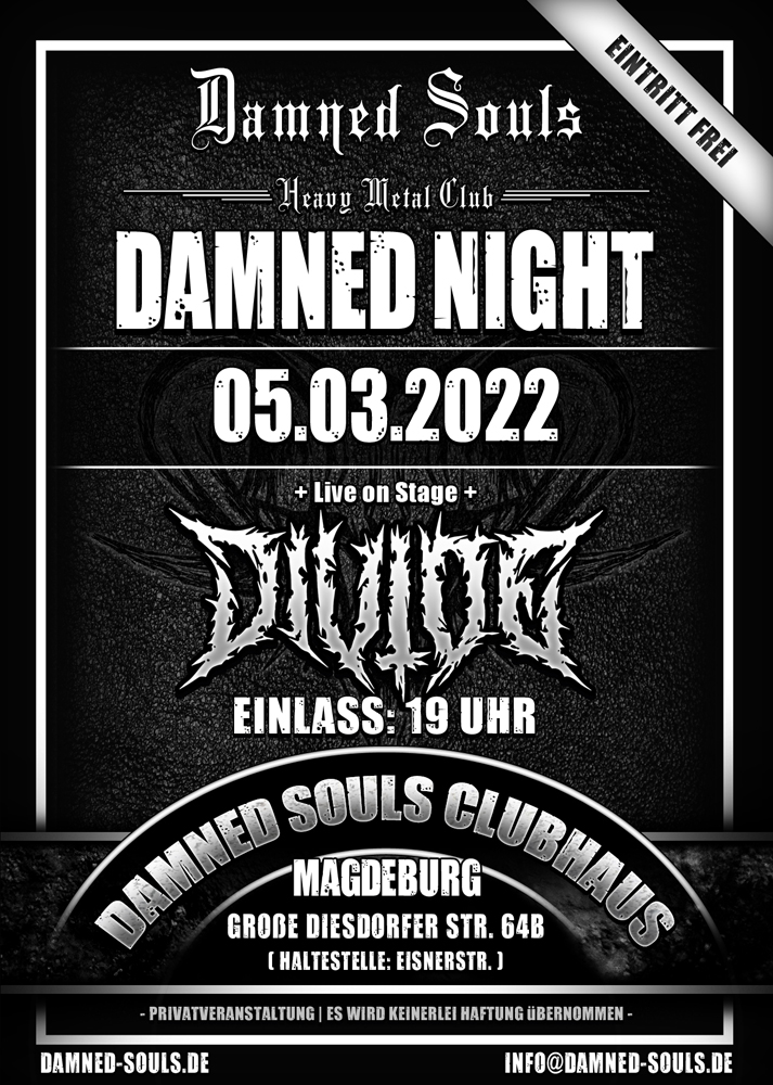 Damned Souls - Damned Night - 05-03-2022