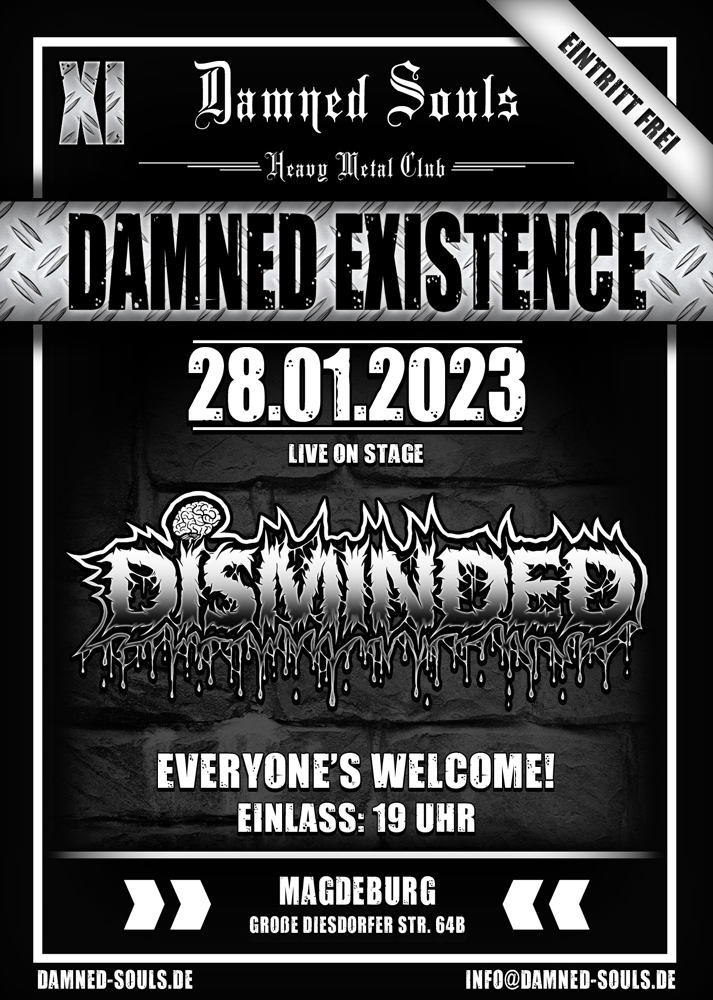 Damned Souls - Damned Existence - 28-01-2023