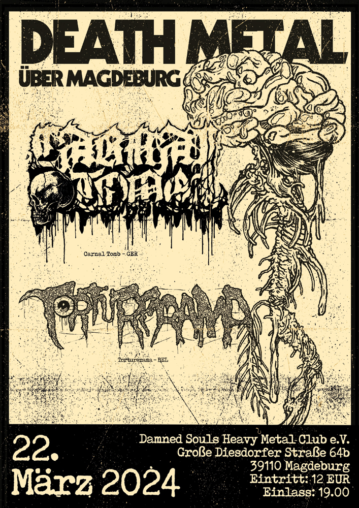 Damned Souls - Death Metal über Magdeburg - 22.03.2024
